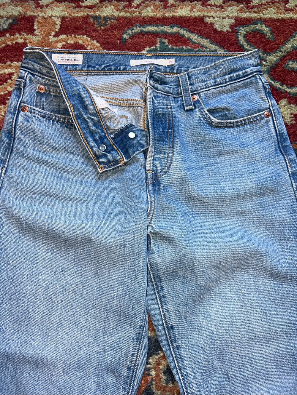 Levi's Women’s Light Blue Relaxed Fit Jeans